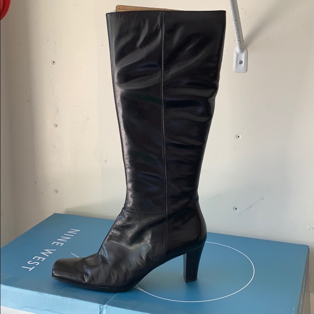 Brown Leather Boot by Nine West